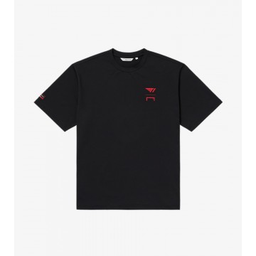 T1 CLUBHOUSE LOGO TEE - BLACK